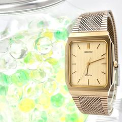 稼働 SEIKO Dolce 腕時計 ゴールド NSAG スクエア 3662 - メルカリ