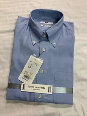 UNIQLO ファインクロススーパーノンアイロンシャツ ワイシャツ ノンアイロン 長袖