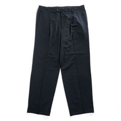 ビンテージ メンズ スラックス 2タック ワイドパンツ グレー 90s