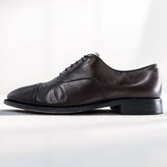 Johnston & Murphy ストレートチップ 革靴 黒 26 4E - メルカリ