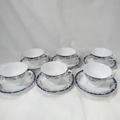 保谷クリスタル Cleanシリーズ カップ・ソーサー 6客セット HOYA TCZ3001 ティーセット インテリア 食器 茶器 現状 長期保管 X515