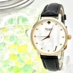 【美品/新品電池】kate spade  ケイトスペード レディース 腕時計 ゴールド シェル KSW1098J 新品ベルトのサムネイル