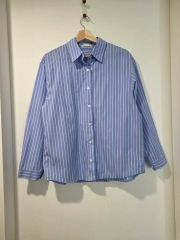 CINCH obladaストライプ柄 クロップド丈 古着リメイク長袖シャツ