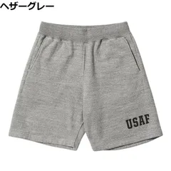 バズリクソンズ BUZZ RICKSONS BR52657 ヘザーグレー色 スウェット ショーツ USAF ショートパンツ ハーフパンツ スウェットパンツ アメカジ メンズ　br52657のサムネイル