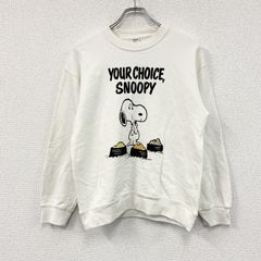 UNIQLO 유니클로 UT Snoopy 스누피 PEANUTS 스웨트/트레이너 화이트 화이트 S사이즈 헌옷[가격 인하 교섭 OK!]