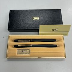 CROSS ボールペン シャープペンシル2本セット グレー - メルカリ