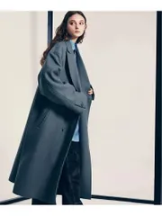 MAISON SPECIAL SUPER170S ウールプライムオーバーピークドラペルダブルチェスターコート 00 D.GRN メゾンスペシャル 1122161205のサムネイル
