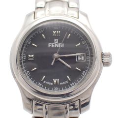 良品 FENDIフェンディ レディース腕時計210L魅力的ブラック美しい