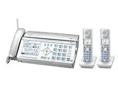 【中古】「非常に良い」パナソニック おたっくす デジタルコードレスFAX 子機2台付き シルバー KX-PW621DW-Sのサムネイル
