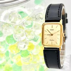 稼働 ヴィンテージ SEIKO EXCELINE レクタン ゴールド - メルカリ