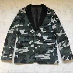 パーリーゲイツ テーラードジャケット カモフラ 迷彩 ゴルフウェア