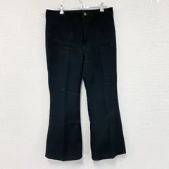 BIG JOHN　ビッグジョン　BIG PREST　ビッグプレスト　フレアパンツ　黒　ブラック　古着【値引き交渉OK！】のサムネイル