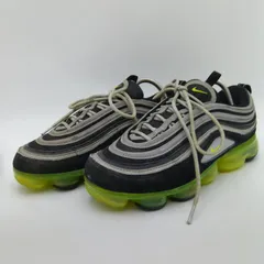 NIKE ナイキ Air Vapormax ’97 エアヴェイパーマックス'97 スニーカー AJ7291-001 メンズ 26.5cm 黒/銀色 ブラック/シルバー D-12-4