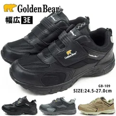GoldenBear ゴールデンベアー スニーカー GB-109 メンズ 紳士靴 男性用 靴 軽量 ベルクロ ウォーキング ジョギング 新品 送料無料のサムネイル
