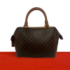 美品 極希少！Celine セリーヌ マカダム柄ミニボストンバッグ 2way廃盤