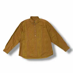 参考上代25300円 SOPHNET. PAISLEY BIG PULLOVER B.D SHIRTペイズリーシャツ 長袖シャツ ソフネット SOPH-220059 カーキ XL （12879M）のサムネイル