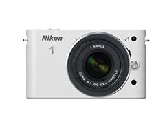 [Used] "Very Good" Nikon Mirrorless Camera Nikon 1 J1 Standard Zoom Lens Kit White N1 J1HLK WH