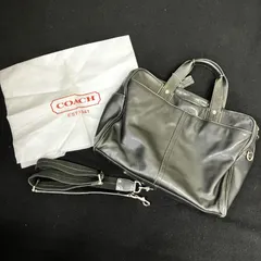 COACH 2way business bag L1093-F70094 コーチ ビジネスバッグ ブラック レザー ショルダーバッグ