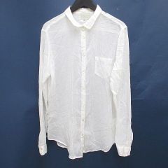 美品】フォルテフォルテ 総柄ブラウスシャツ 2 パープル系 シルク100