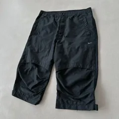 00s アーカイヴ NIKE CLIMA-FIT テック クロップドパンツ ブラック S リップストップ