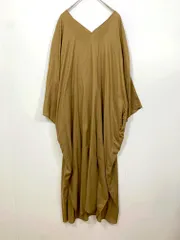 B.C STOCK Simplicite シンプリシテェ バックドレープカフタン ワンピース ベージュ ■■ レディース