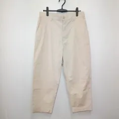 JILL BLAZE ジルブレイズ パンツ ベーシック クロップド丈 レギュラーシルエット チノパン ベージュ Lサイズ ◎、〇□のサムネイル