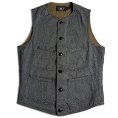 RRL 25ssMプリントインディゴフリースベストMNRRVST1N220004 - メルカリ