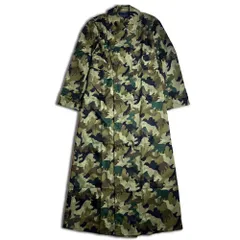 【90s】COMME des GARCONS 迷彩 ダブルトレンチコート ナイロン コムデギャルソン 2000000012278のサムネイル