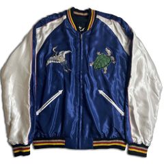 ファインクリーク カーディナル レザースカジャン ブルー 40 - メルカリ
