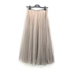 NA28831 クリスチャンディオール チュールレース ロングスカート ペチコート付き ドット柄 ピンク系 レディース Christian Dior 中古のサムネイル