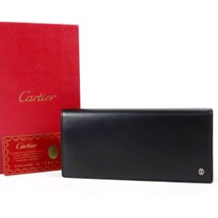 ✨未使用✨ カルティエ パシャライン 二つ折り 長財布 ブラック 本革