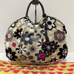 Think Bee！ サブリナ ハンドバッグ 千鳥格子 花 - メルカリ