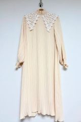 美品】CELFORD セルフォード レースコンビプリーツワンピース - メルカリ