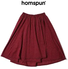 homspun(ホームスパン) 80/1ギンガム＆無地　フレアラップスカート 4507　【ディスプレイ品につき特別割引中】のサムネイル