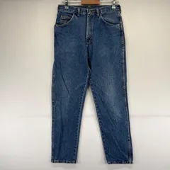 古着 ラングラー Wrangler USA製 デニム パンツ ストレート ジーパン 5ポケット デニム w33×L32  ブルー系 メンズ