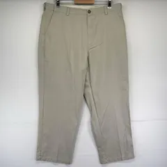 古着 エルエルビーン L.L.Bean パンツ チノパン 大きいサイズ アジャスター付 センタープレス ストレート W37 L29 アイボリー メンズのサムネイル