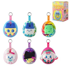 O バンダイ たまごっち Tamagotchi Pop! 【単品1個】 種類選択不可 ぬいぐるみキーホルダー まめっち みみっち くちぱっち ラブりっち メロディっち ミルクっち たまごっち