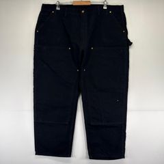 美品USA製！カーハート ダブルニー ダックパンツ ブラック 黒 W38/L30