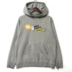 【現状渡し品】 OLD STUSSY オールドステューシー 紺タグ SUPER STUSSY HOODED SWEATSHIRT スーパー ステューシー フーデッド スウェットシャツ トップス 長袖 【142-260521-ya-07-izu】
