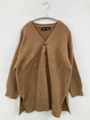 Omekashi オメカシ カーディガン/ボレロ F ブラウン ナイロン 無地 ロング丈 長袖 レディースのサムネイル
