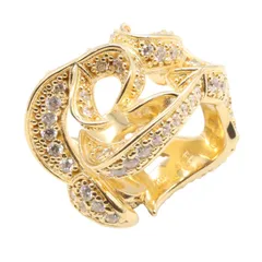 ボッテガヴェネタ BOTTEGA VENETA リング・指輪 Bottega Veneta CZ スターリングシルバー リング #9 シルバー925 ダイヤ リング レディース Used Aのサムネイル