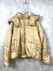 olive des olive オリーブデオリーブ 1584101103 中綿 フード付き ブルゾン ジャケット sizeF/ベージュ ◆■レディース