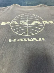 【雰囲気抜群】マリブシャツ PAN AM パンナム 復刻 Tシャツ M ハワイのサムネイル
