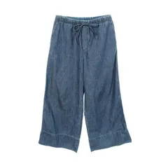 ヴァレンチノ Valentino デニムパンツ ワイド ブルー コットン デニムパンツ レディース Used Aのサムネイル