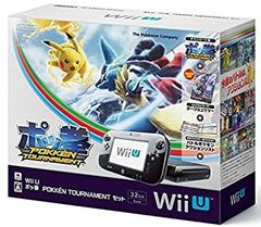 [중고] [매우 좋음] Wii U 포권 POKKEN TOURNAMENT 세트 ((초회 한정 특전) amiibo 카드 다크 뮤투 동봉)