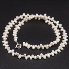 バロックパール ネックレス 約51.5g シルバー金具 淡水パール 真珠 