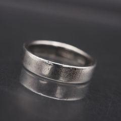№311 シルバー925 つや消し マットリング 16号 7.2g - メルカリ