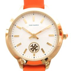 TORY BURCH アナログ腕時計 レッドゴールド - メルカリ