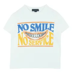 Stella McCartney ステラマッカートニー NO SMILE NO SERVICE 半袖 Tシャツ イタリア製 ホワイト系 XL【中古】のサムネイル