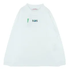 Stella McCartney ステラマッカートニー We Are the Weather. SOS刺繍 長袖 Tシャツ ホワイト系 PURE WHITE L【極上美品】【中古】のサムネイル